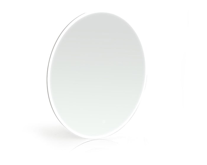 A round mirror