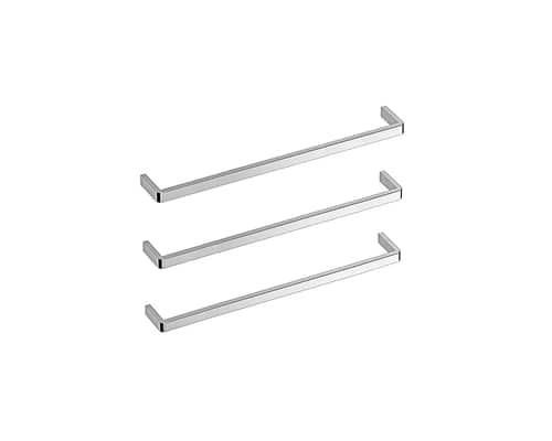 Three Mizu Stream horizontal heated towel rails