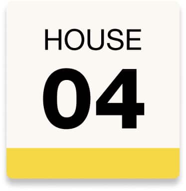 House 04 icon with a yellow strip underneath