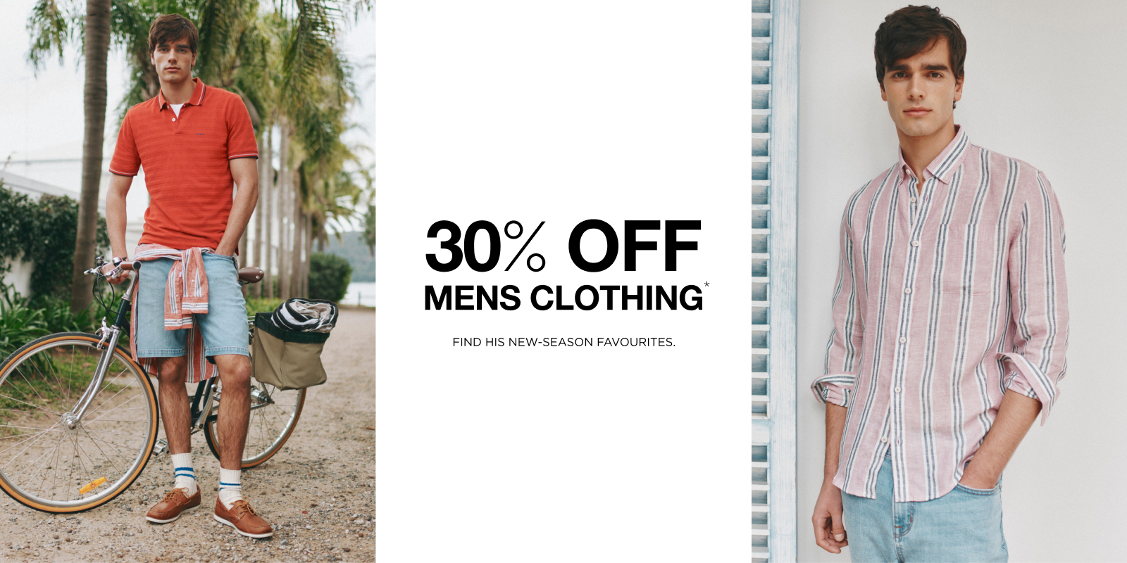 30% Off Men's Clothing. Shop Now