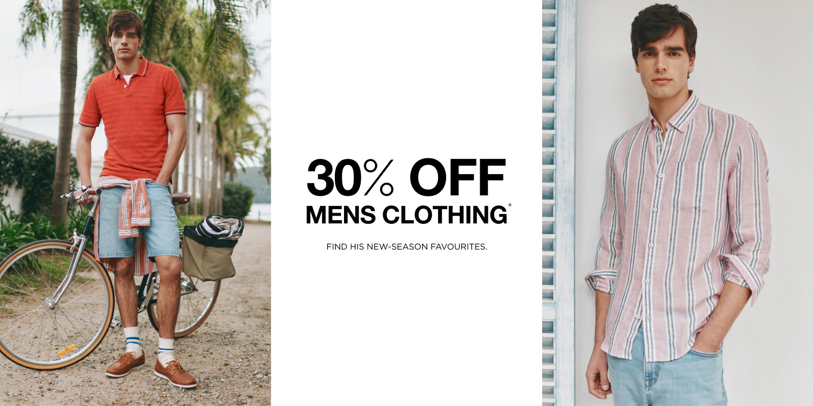 30% Off Men's Clothing. Shop Now