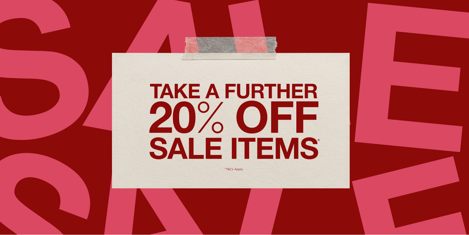 Take a Further 20% Off Sale Styles. Shop Now