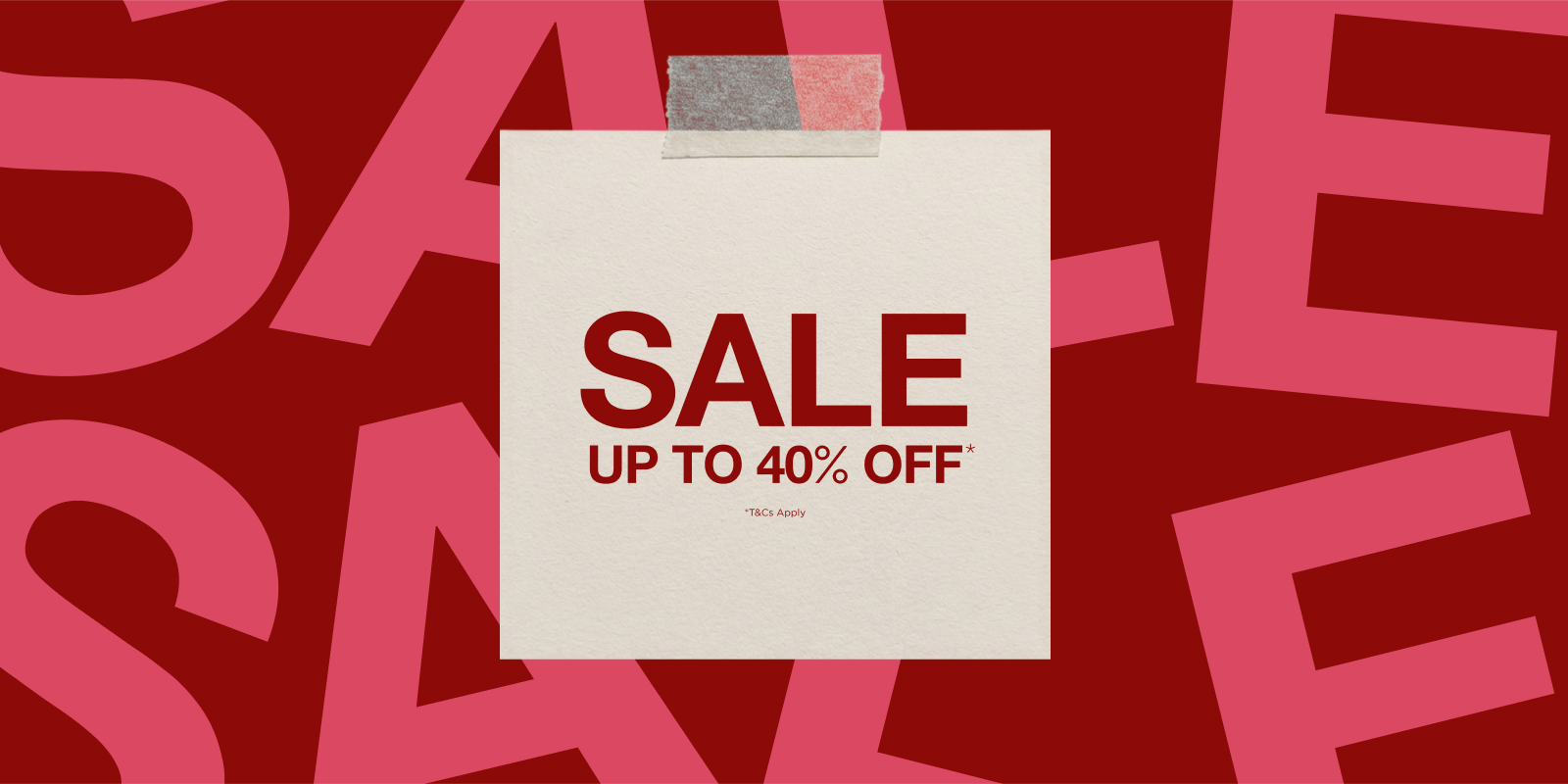Sale Up to 40% off. Shop Now
