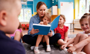 Image of children jumping